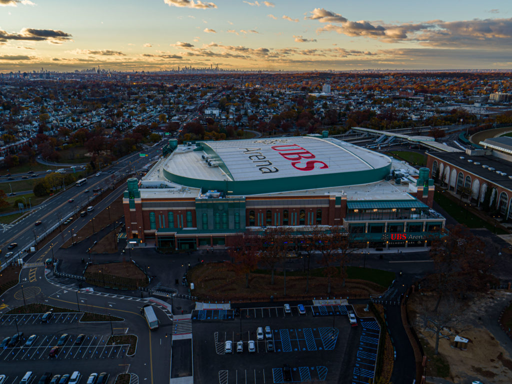 UBS Arena Drone view