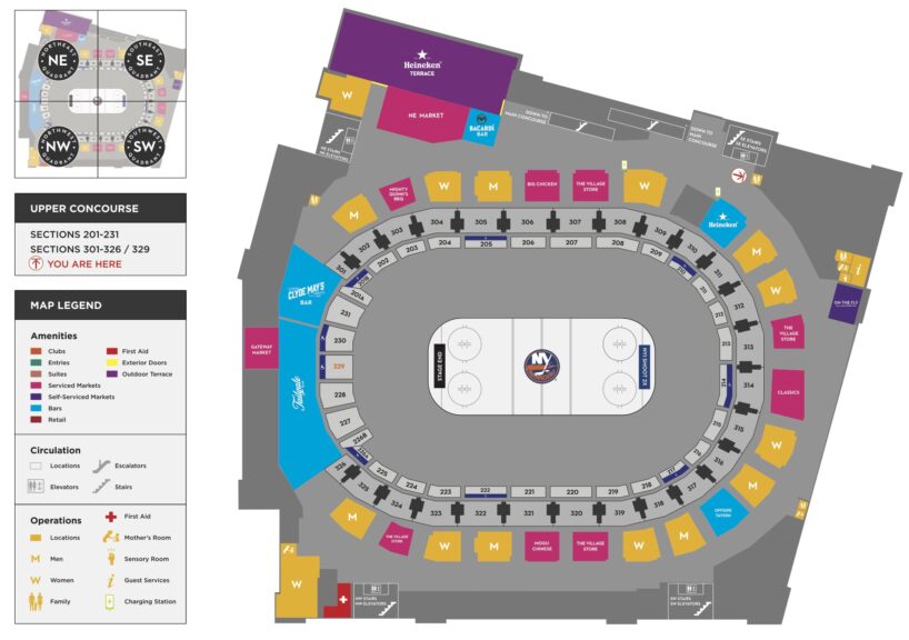 Venue Maps - UBS Arena