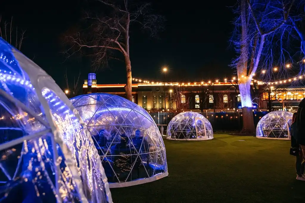 Great American Family Christmas Festival Igloo Experience